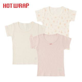 HOTWRAP 3枚組 綿半袖インナー